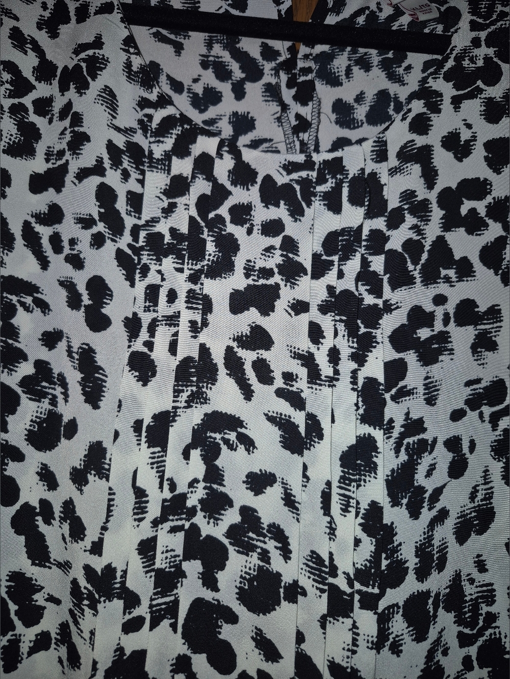 Merona Black & White Leopard-Print Sleeveless Camisole - Picture 4 of 4